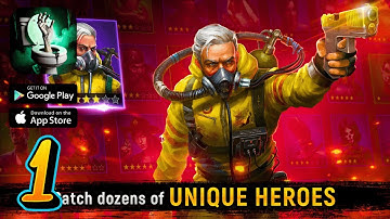 Heroes of Deadstate: Zombie RPG Gameplay Walkthrough Part 1 – The Apocalypse (iOS, Android)