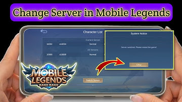 How To Change/Switch Server in Mobile Legends || Change Server in Mlbb