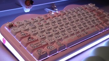 Chiikawa Keyboard ASMR | Yunzii C75 with Candy Switches