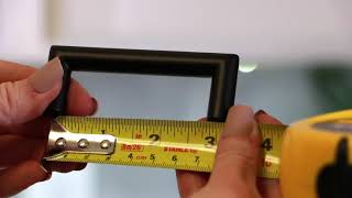 Selecting Knobs and Pulls for Cabinets with Existing Holes