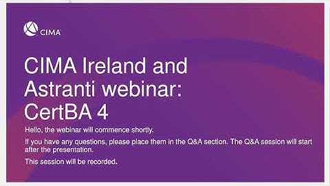 How to Pass the CIMA BA4 Exam!