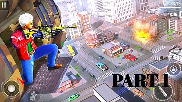SNIPER 3D ASSASIN WALKTHROUGH GAMEPLAY  PART 1 | GUNSHIP BATTLE | SHOOT TO KILL | ANDROID, IOS
