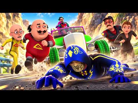 जब Motu Patlu भिड़े Golden Car Chor से! | Motu Patlu:36 Ghantey-Race Against Time