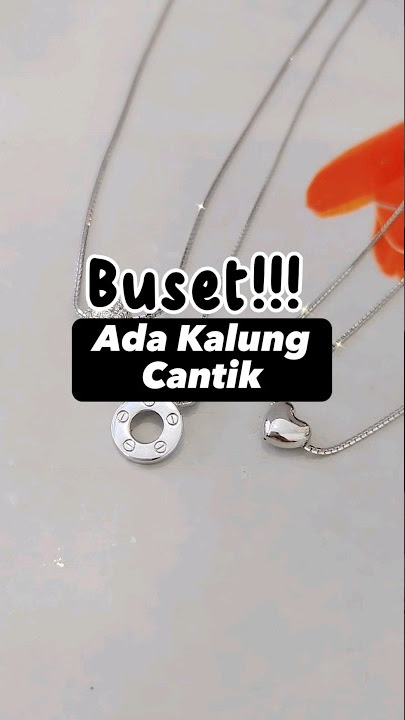 white gold kalung terbaru ‼️