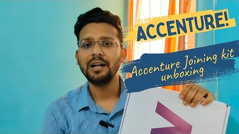 Accenture Joining Kit Unboxing | Laptop, Goodies & More !