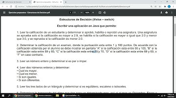 Video 9 - Ejercicio de Estructuras de Decisión | Curso de POO en Java