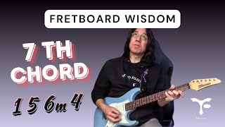 1 5 6m 4 - Fretboard Harmony with 7th Chords 6th String root & 5th String Root