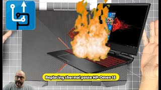 Replace Thermal Paste to HP Omen Laptop