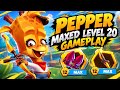 Pepper Maxed Level 20 Zooba Gameplay
