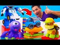 Construisons un parc aquatique pour les jouets🏄‍♀️💦Jeux avec la Pat Patrouille et Robocar POLI