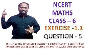NCERT MATHS CLASS - 6 EXERCISE - 1.2 QUESTION - 5| class 6 maths chapter 1 exercise 1.2 question 5