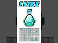Voy a conseguir 1 DIAMANTE POR CADA LIKE en este video #diamantes #minecraft #reto #survival