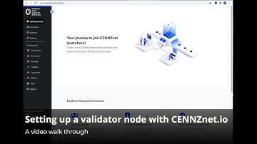 How to set up a validator node on CENNZnet