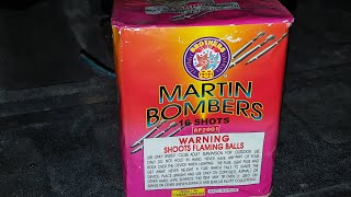 Martin Bomber 16 shot 200g cake brothers pyrotechnics demo