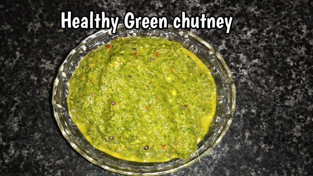 Green chutney recipe in tamil கருவேப்பிலை, கொத்தமல்லி சட்னி YouTube