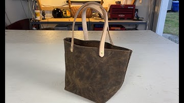 How To Make A Simple Leather Tote Bag (Perfect For Beginners)