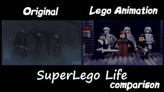 LEGO Game of Thrones Stop Motion Comparison | Crypts of Winterfell