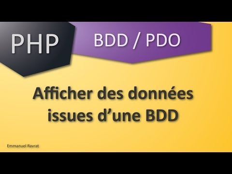 Vidéo: Comment Afficher Les Données