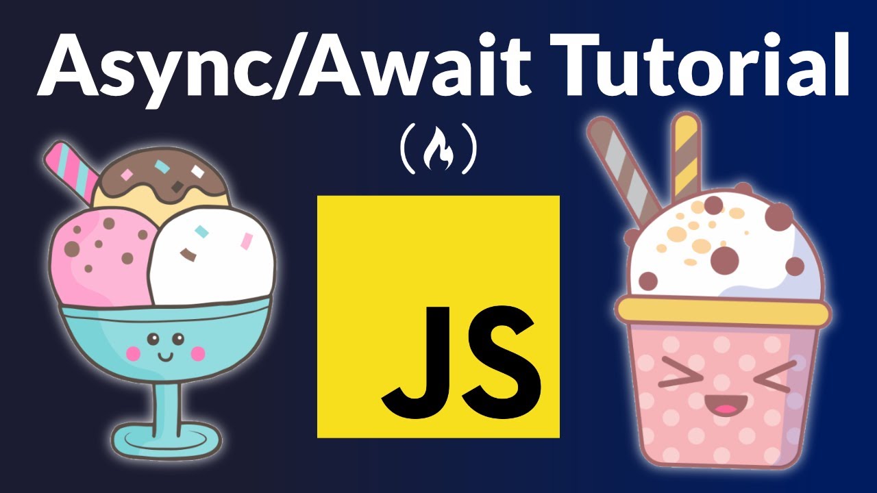 ตัวอย่าง โค้ด javascript  Update  Asynchronous JavaScript Course (Async/Await, Promises, Callbacks)