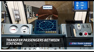 Metro Train Subway Simulator Android Gameplay HD screenshot 4