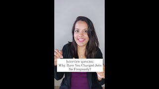 "Why Have You Changed Jobs So Frequently?" | Interview question | Crack it with Varsha