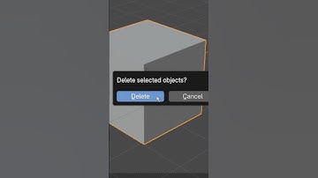 Did you actually delete the default cube?