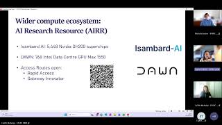 High performance compute resources for EPSRC communities webinar