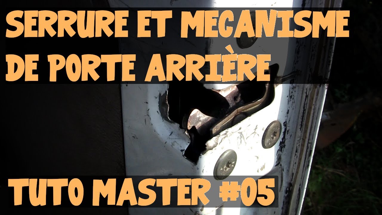 Mécanisme complet + poignée Porte latérale droite pour master 3