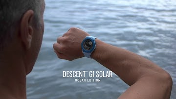 Descent G1 Solar – Ocean Edition | The Sustainable Dive Computer and Smartwatch | Garmin