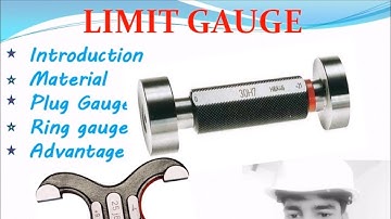 Limit Gauges- Introduction , Material & Types