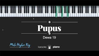 Pupus (MALE HIGHER KEY) Dewa 19 (KARAOKE PIANO)