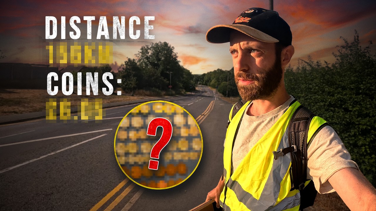 How far did I walk from my house surviving purely from coins i found on the ground? [COINS  FINALE]