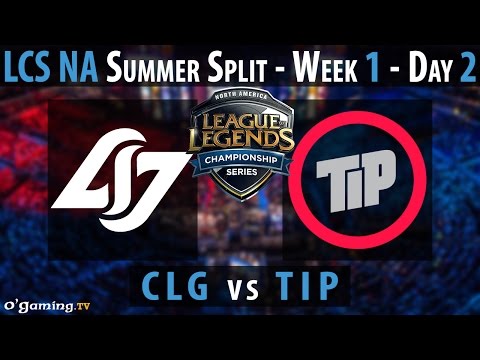 Counter Logic Gaming vs Team Impulse - LCS NA 2015 - Summer Split - Week 1 - Day 2 - CLG vs TIP [FR]