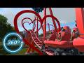 360 VIDEO | Love Roller Coaster POV | No Limits 2 | 60fps | 4K | 3D