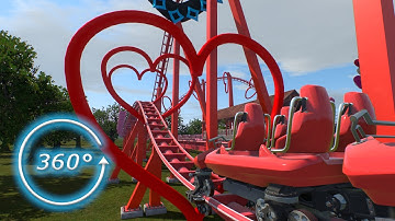 360 VIDEO | Love Roller Coaster POV | No Limits 2 | 60fps | 4K | 3D
