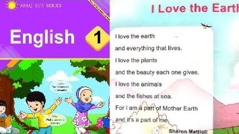 Afaq sun series english  class 1 unit 8