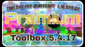 Toolbox Premium 5.4.17 | Toolbox for minecraft 1.16.220.02 | ToolDroid