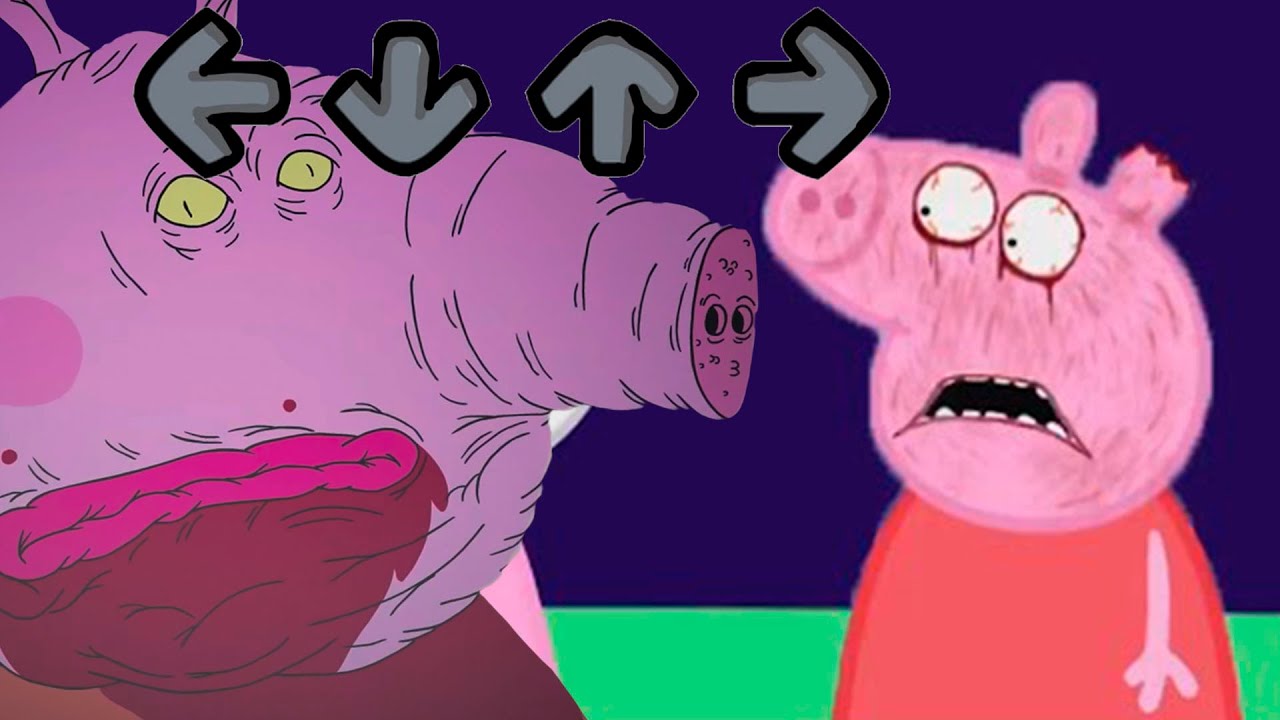 Horror Peppa Pig Lost Family In Friday Night Funkin Be Like Muddy 