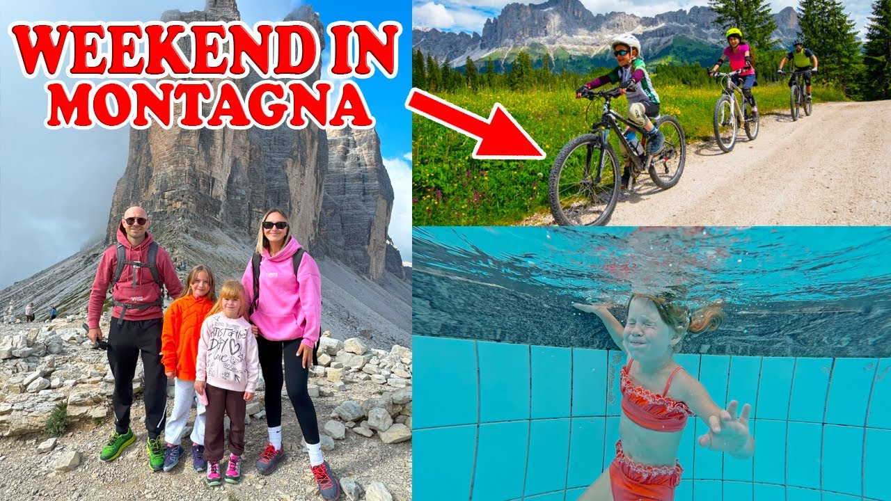 WEEKEND IN MONTAGNA: Dormiamo in TENDA e Andiamo in MOUNTAIN  BIKE 🚲⛰️