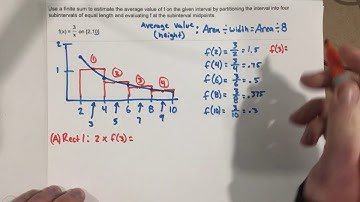 Approximate the area under a curve using rectangles with Midpoints (Midpoint Rule)