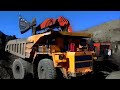 Truck Belaz MEGA Hitachi mining excavator Biggest Excavators