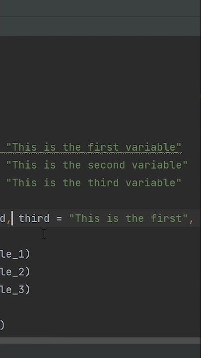 How to assign a value to multiple variables in Python #shorts - YouTube