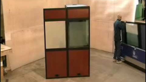 Multi-Caisses: Diplomate PB-8003 Translation Booth Assembly