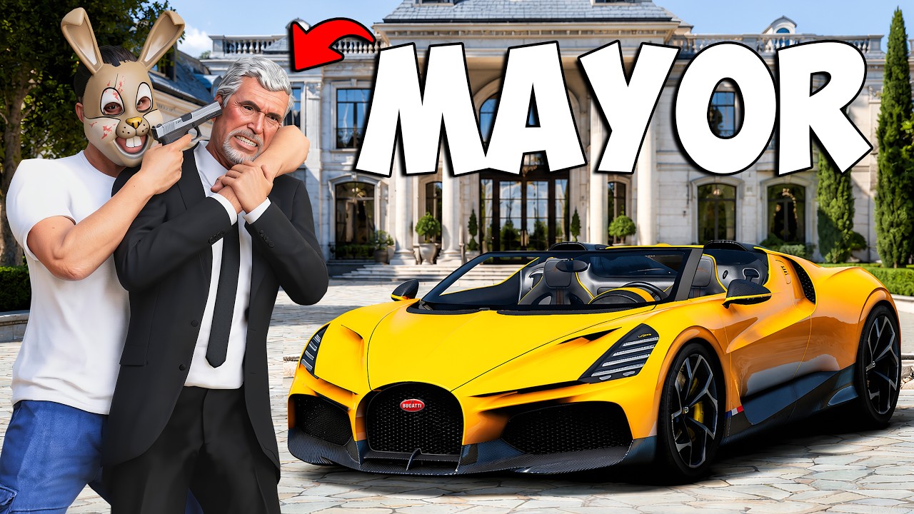 Stealing Luxury Cars From The Mayor’s Mansion sa GTA 5