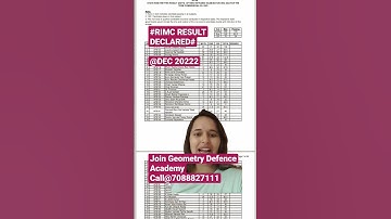 🥳 RIMC December 2022 Result Declared| RIMC Dehradun Result #RIMC