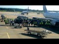 United Airline Pilot Returing Home Ceremony
