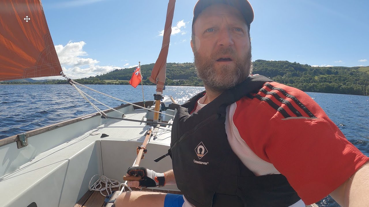Checking an Adrift boat and then beating down the lake all day long!