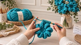 💙DON’T MISS THIS! How to Crochet a Stunning Flower Bouquet | 💙Easy Step-by-Step Tutorial