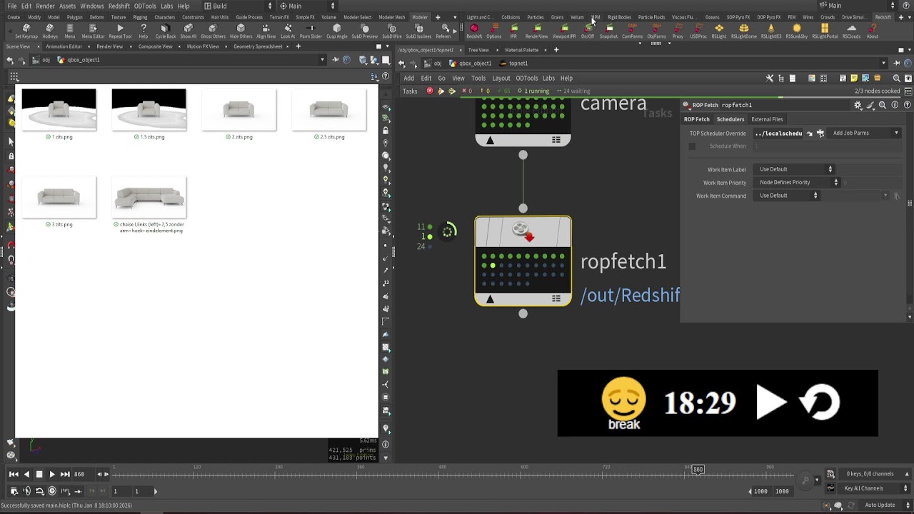 Houdini Live | 3D Modeling (01.08.2026)
