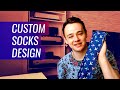 How to create personalized socks.